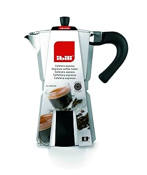 IBILI - Cafetera express Bahia. 14 tazas, 700 ml, Aluminio