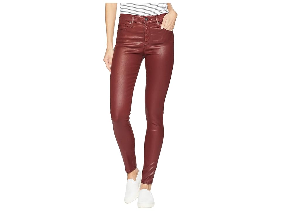 

AG Adriano Goldschmied Farrah Skinny Ankle in Vintage Leatherette Light Tannic (Vintage Leatherette Light Tannic) Women's Jeans