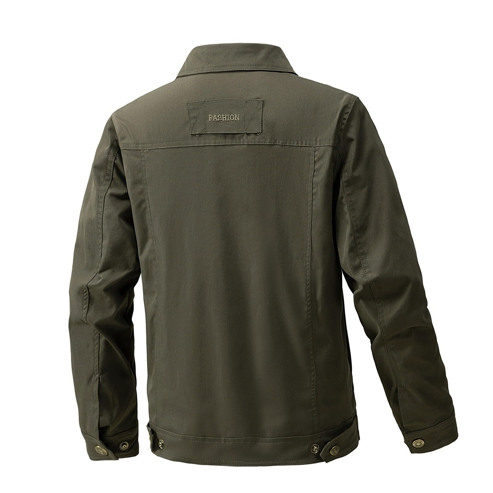 Generisch Lederjacke Damen Lässige Herren-Utility-Jacke, Arbeitsjacke für den Alltag, klassische Slim-Fit-Oberbekleidung Herren