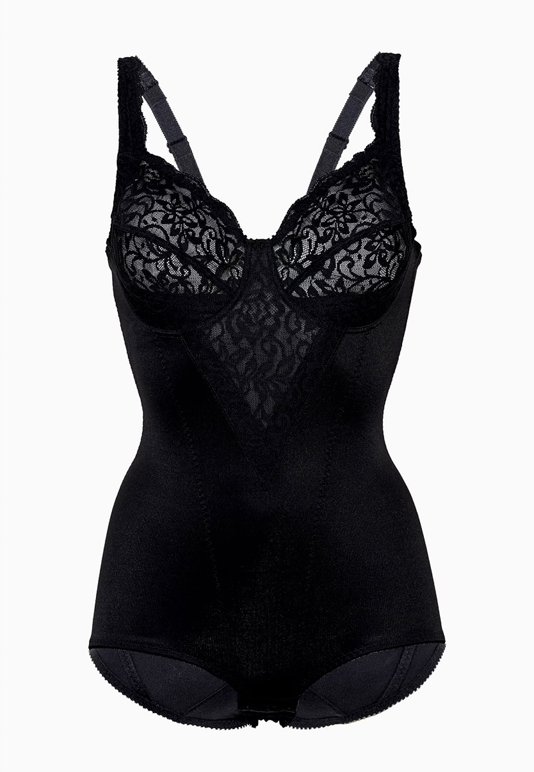 Lovable Body Modellante in Lycra e Cotone | Senza Ferretto | Alta Contenitività | Coppe in Pizzo | Sostegno Naturale | 18790 Lov’ring Pizzo Donna
