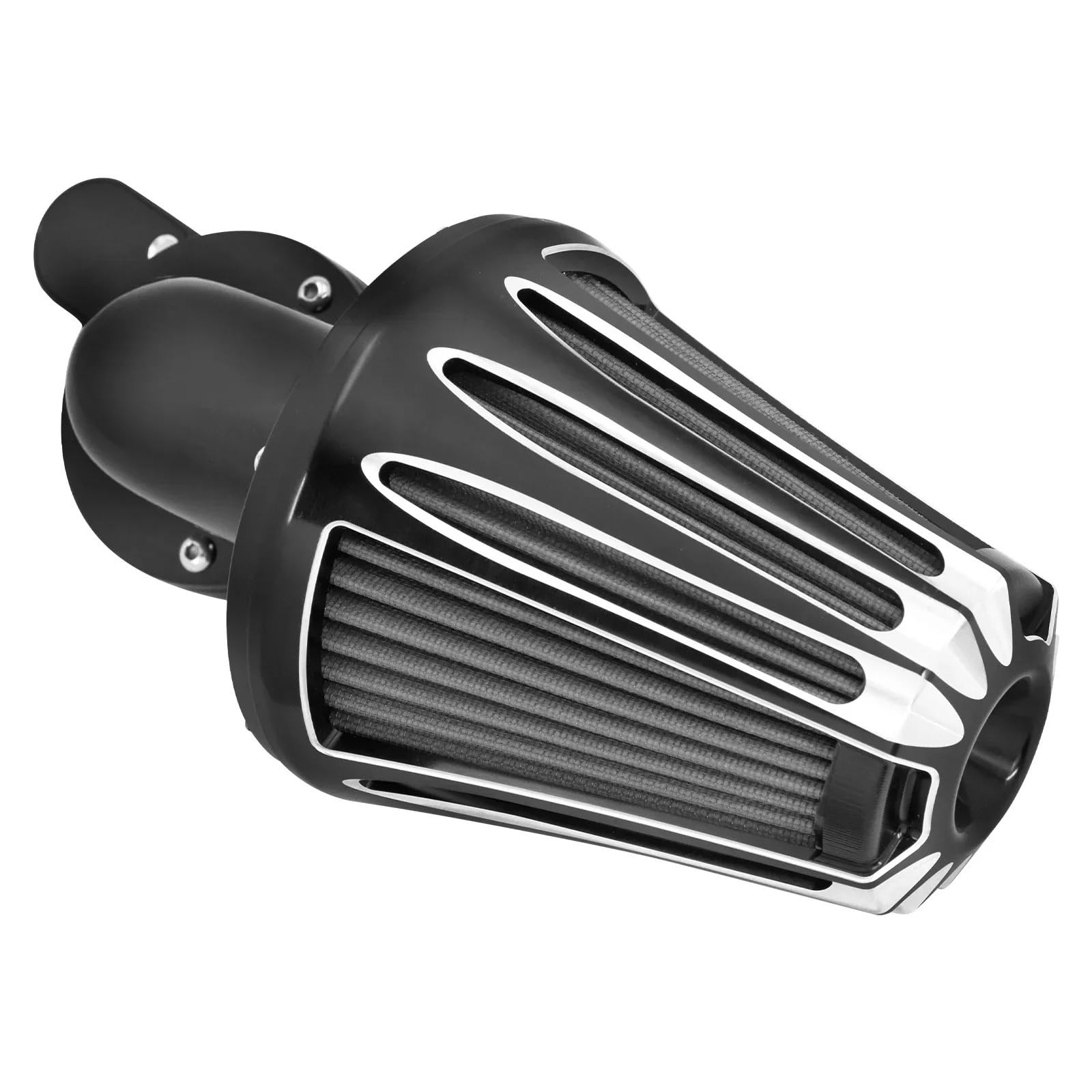 Pianka Filtr Powietrza Pasuje do motocykla Harley Sportster XL 883 Touring Road King Electra Street Glide Softail Fat Bob Dyna CNC filtr powietrza wlotowego(Air Cleaner D)