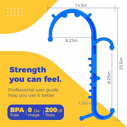 Miniatura 10 de Thera - Masajeador de espalda y cuello, herramientas de masaje de punto gatillo para aliviar el dolor y auto masaje, bastón de gancho, terapia de