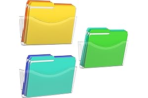 Single Pocket File Holder Hanging Wall Organizer