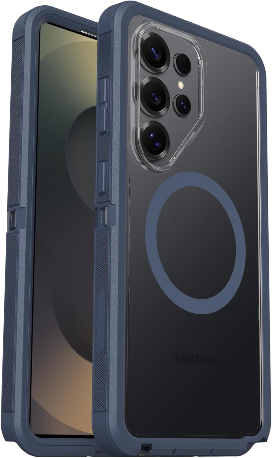 OtterBox Samsung Galaxy S26 Ultra Defender Series Pro XT Case - Baby Blue Clear, Tough, Rugged & Durable Samsung Galaxy Phone Case with Magnets