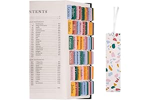 Modern Boho Bible Tabs (75 Laminated Bible Tabs & 1 Unique Bookmark)