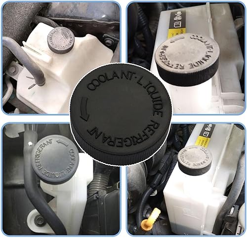 Miniatura 2 de NLQR Tapa de Depósito de Agua de Refrigerante del Radiador del Motor Negro, Compatible con Nissan Murano Rogue Versa Quest, Compatible con Infiniti