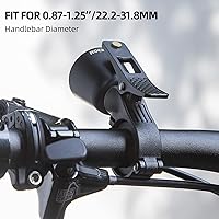 Vista 5 de ROCKBROS Timbre de Bicicleta Clásico Campana de Bicicleta para Bicicleta de Montaña para Adultos con Sonido Fuerte y Compatible con Manillar