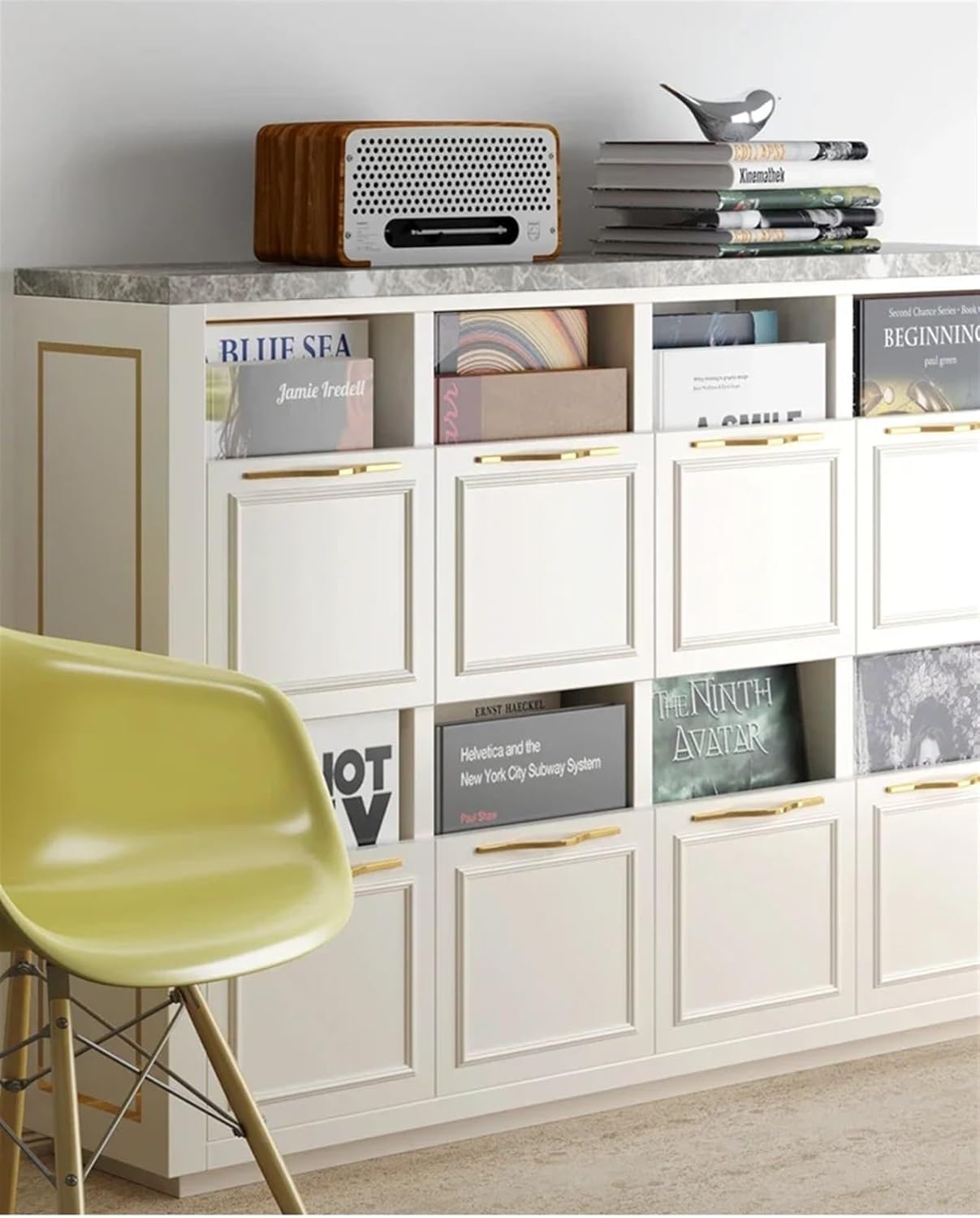 Golden Cabinet Handle Cabinet Pulls Drawer Pulls Golden Knobs and Handles Furniture Hardware Cupboard Knobs 1Pcs/6Pcs (Color : 6175B-96 128mm 6pc-01)