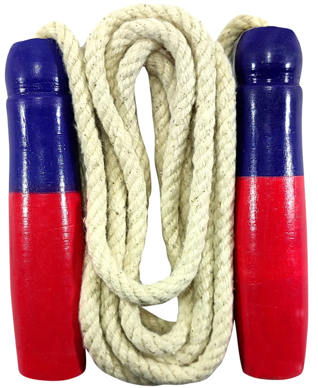 One Top Wooden Handle Cotton Skipping Rope for Kids,unisex,men,women,girls,boys Kids Skipping Rope For Exercise & Fitness & Workout-image-20