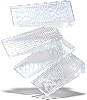 Heavy-Duty Furniture Levelers & Shims for Uneven Floors - Plastic Leveling Wedges High Load Capac...