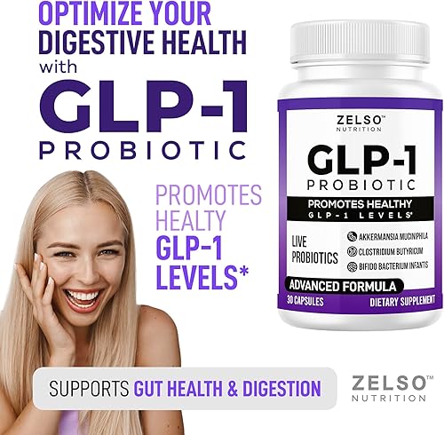 Miniatura 2 de Probiótico GLP-1 con Akkermansia Muciniphila - Frena la aplicación y promueve la sensación de plenitud - Apoyo a la salud intestinal con probióticos