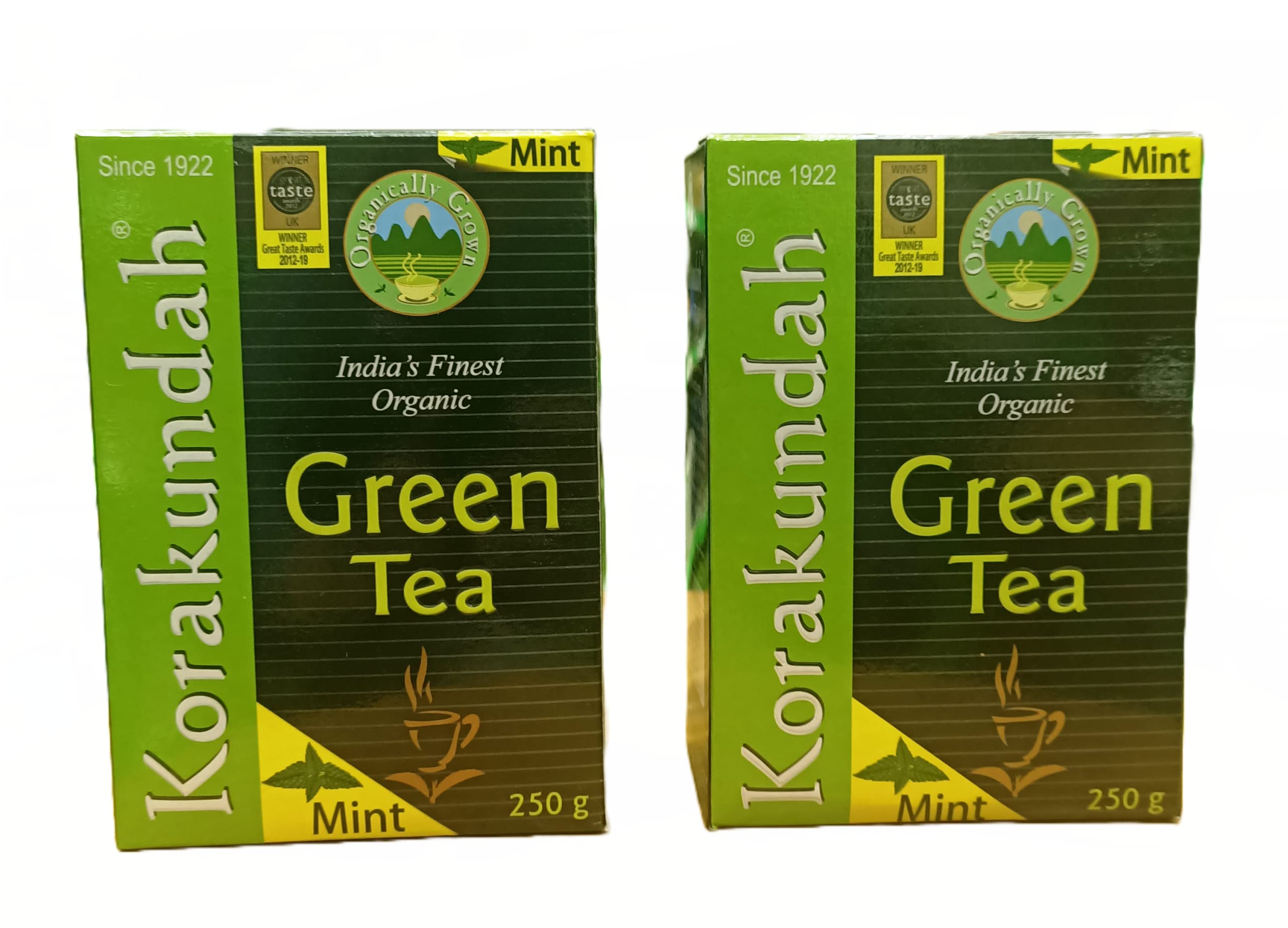 KORAKUNDAH Organic Green Tea (Mint) 250 g | Pack of 2 | Total 500 g | Indias Finest Organic Tea | Chamraj Nilgiri Tea (B0BB1X5LYG) Amazon Price History, Amazon Price Tracker