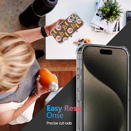 Vista 51 de Roemary Buffertech - Funda protectora para iPhone 13 Pro Max con diseño Golden Retriever, diseño de arcoíris con protector de pantalla