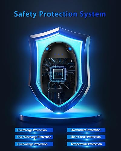 Miniatura 5 de Calentadores de manos recargables, paquete de 2 calentadores de manos portátiles de bolsillo, calentamiento de 16 horas de largo, calentadores