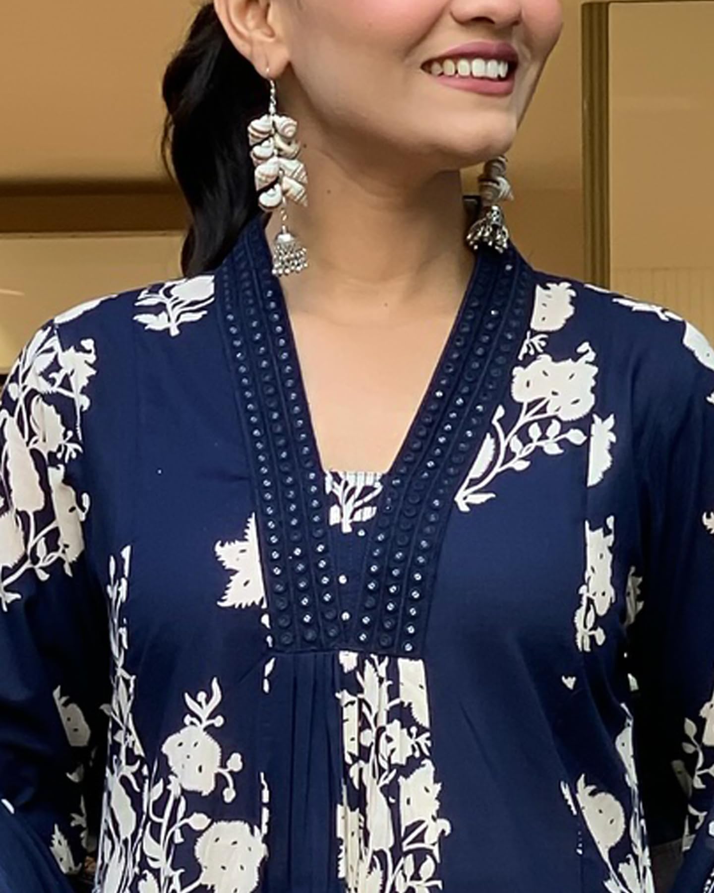 Toochki Dress For Women | Kurta Pant And Dupatta Set |Floral Printed Ethnic Dress | Three Piece Embroidered Dress | Ethnic Dress Suit Set For Women | Cotton Dress (Tkcbl-Mu-327-Wn-Etdg Parent)