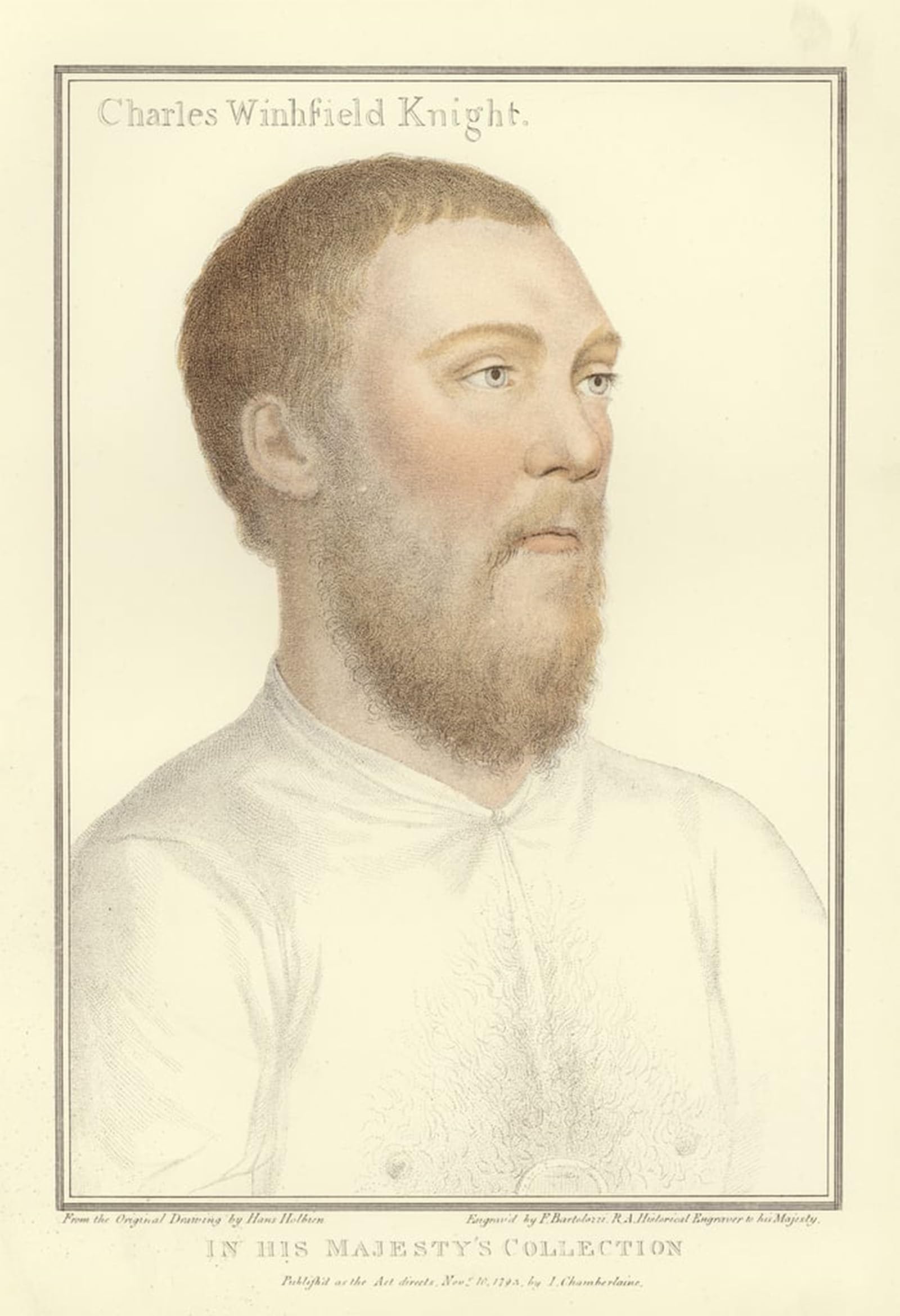 POSTERIIk Vintage Print Pop Art Landscape Artwork Sir Richard Wingfield by Hans Holbein Der Jüngere Art Prints for Office Home Decor 60x90cm