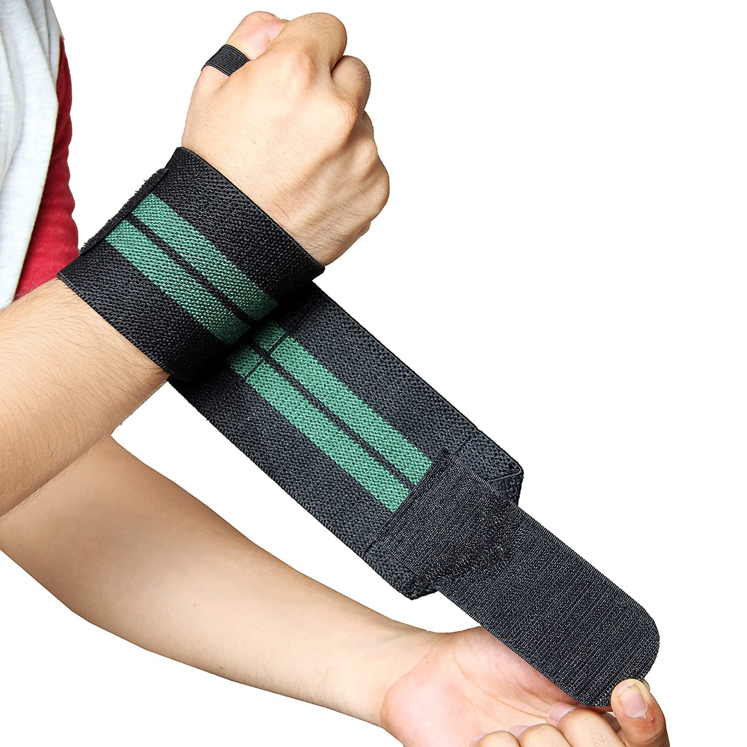 Raizex Wrist Support Band with Thumb Loop, Wrist Supporter for Gym, Weightlifting, Powerlifting,Bodybuilding & Workout, Wrist Wrap/Straps for Men & Women (Green) (B09ZYKVWD6) Amazon Price History, Amazon Price Tracker