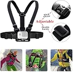 ASOCEA 20-in-1 Kit d'accessoires pour caméra d'action compatible avec Akaso Ek7000,Brave4, Brave 7,Akaso v50 Pro, Gopro Hero 13 12 11, DJI Osmo 4 3 2, Insta360 X4 X3, Apéman SJCAM ODDV et autre caméra d'action
