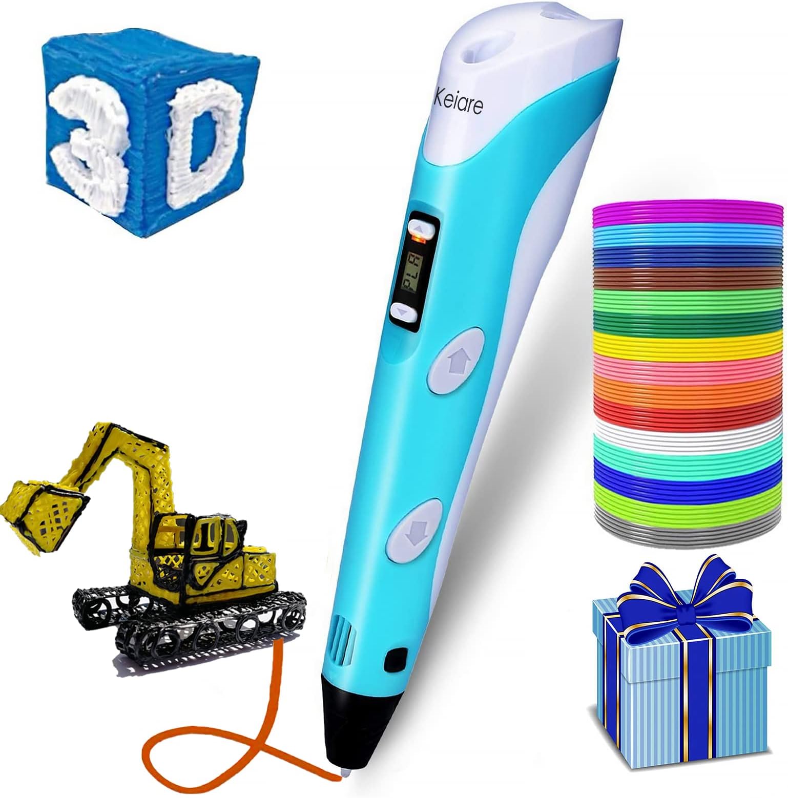 Keiare 3D Pen for Kids Upgrade 3D Printing Pen Stylo 3D Drawing Pen 3D ...