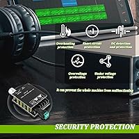 Vista 3 de 100W+100W Bluetooth Amplifier Board DC 5-24V BT and AUX Inputs 2.0 Channel Stereo AMP Board Audio Power Amplifier Module for DIY Wireless Speakers