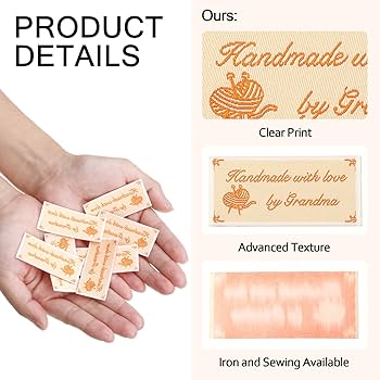Amazon.com: 20 Pieces Iron on Grandma Labels Handmade with