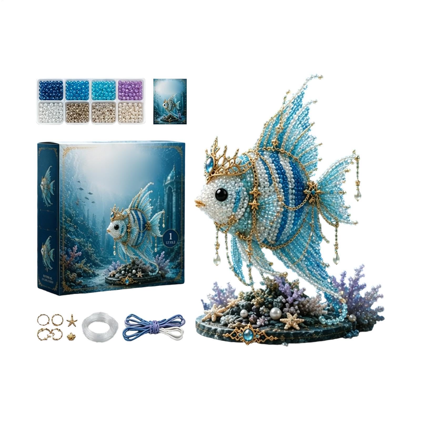 Kit de perles animaux pour création de charms amusants DIY - 8