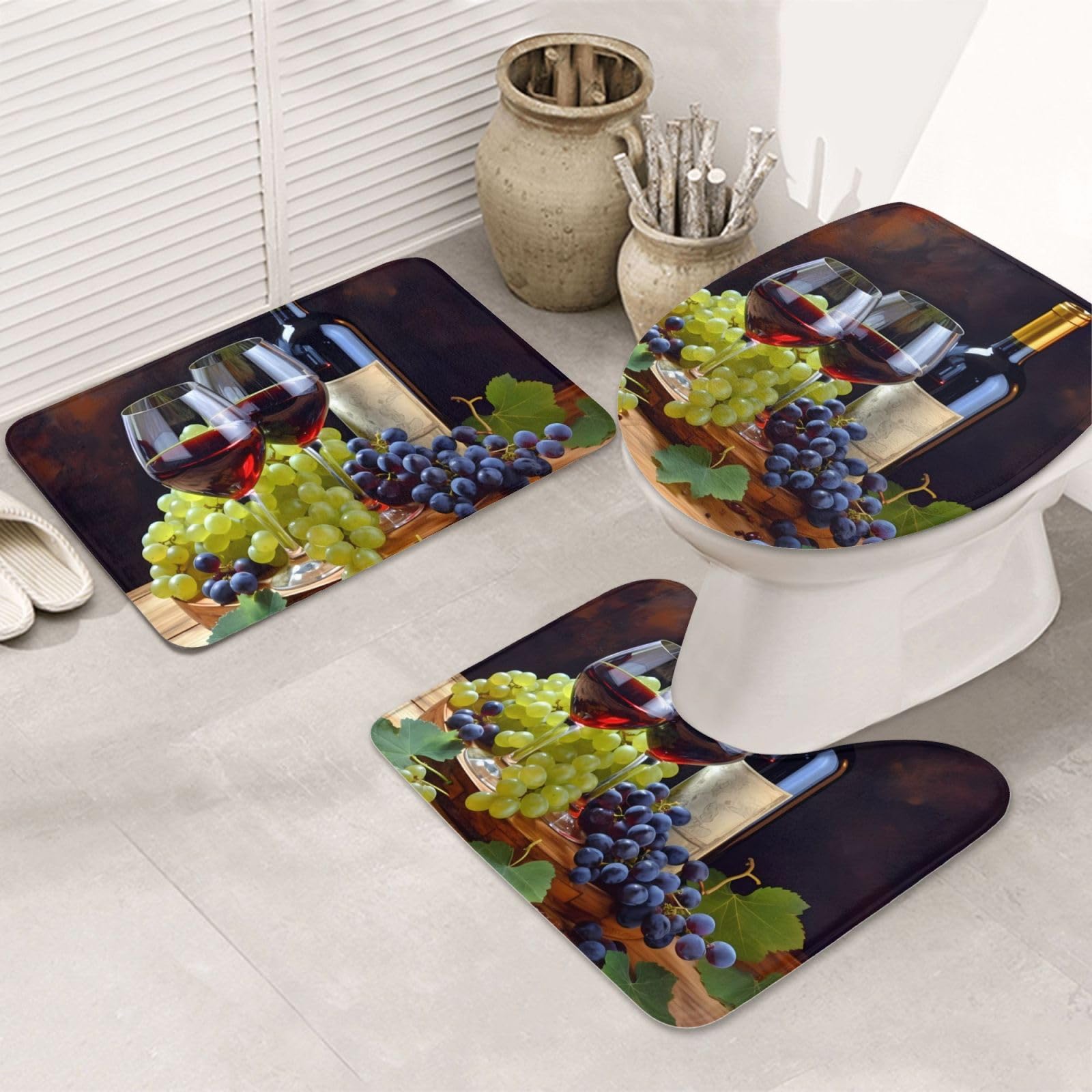 Tapis de bain antidérapants microfibre pour une salle de bain moderne chic
