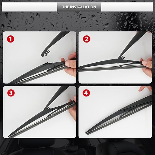 Miniatura 6 de Juego completo de limpiaparabrisas trasero de repuesto para Toyota RAV4 2019 2020 2021 2022 2023