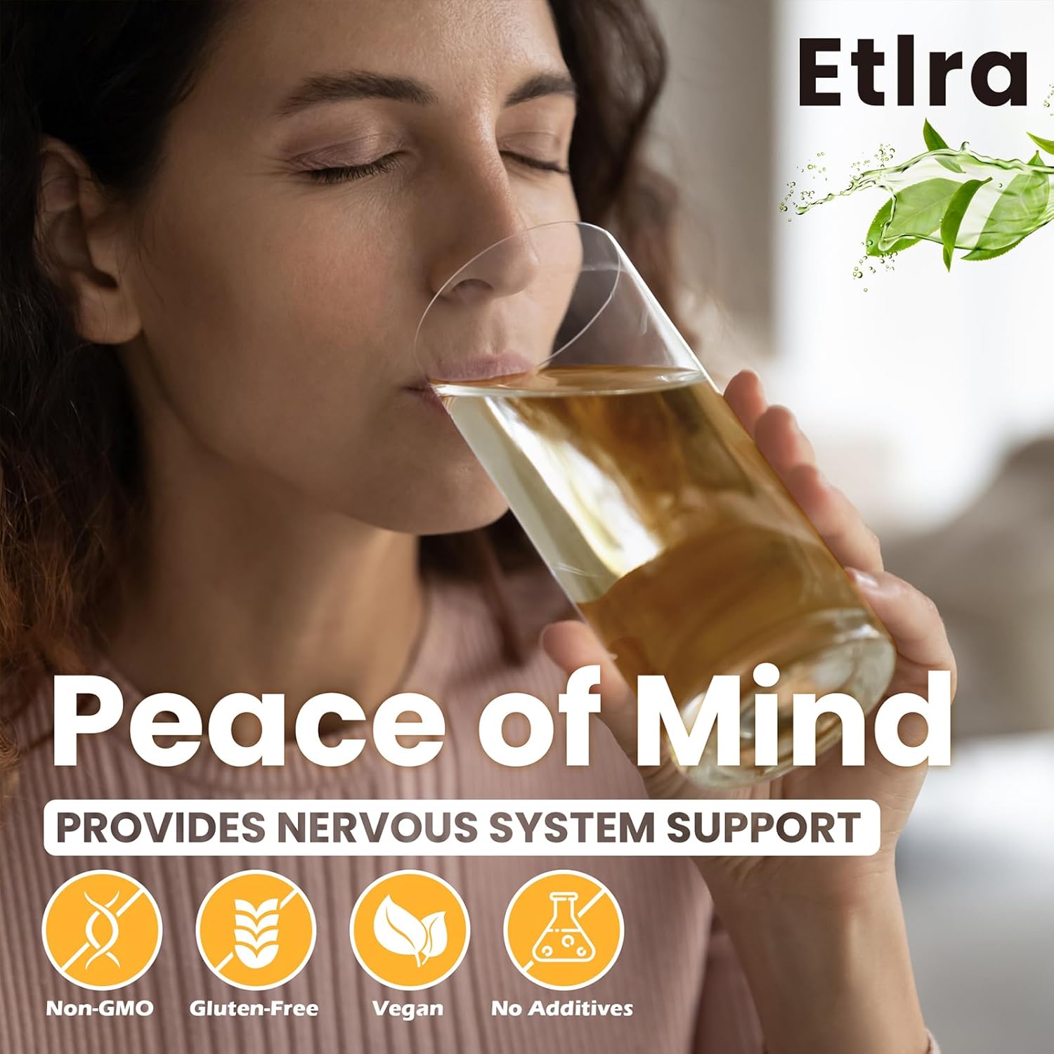 Organic Lemon Balm Tincture - Lemon Balm Leaves Extract for Digestive Relief & Anti-Bloat Support, Non-Alcohol, GMO & Gluten, Vegan, 60ml - Image 5