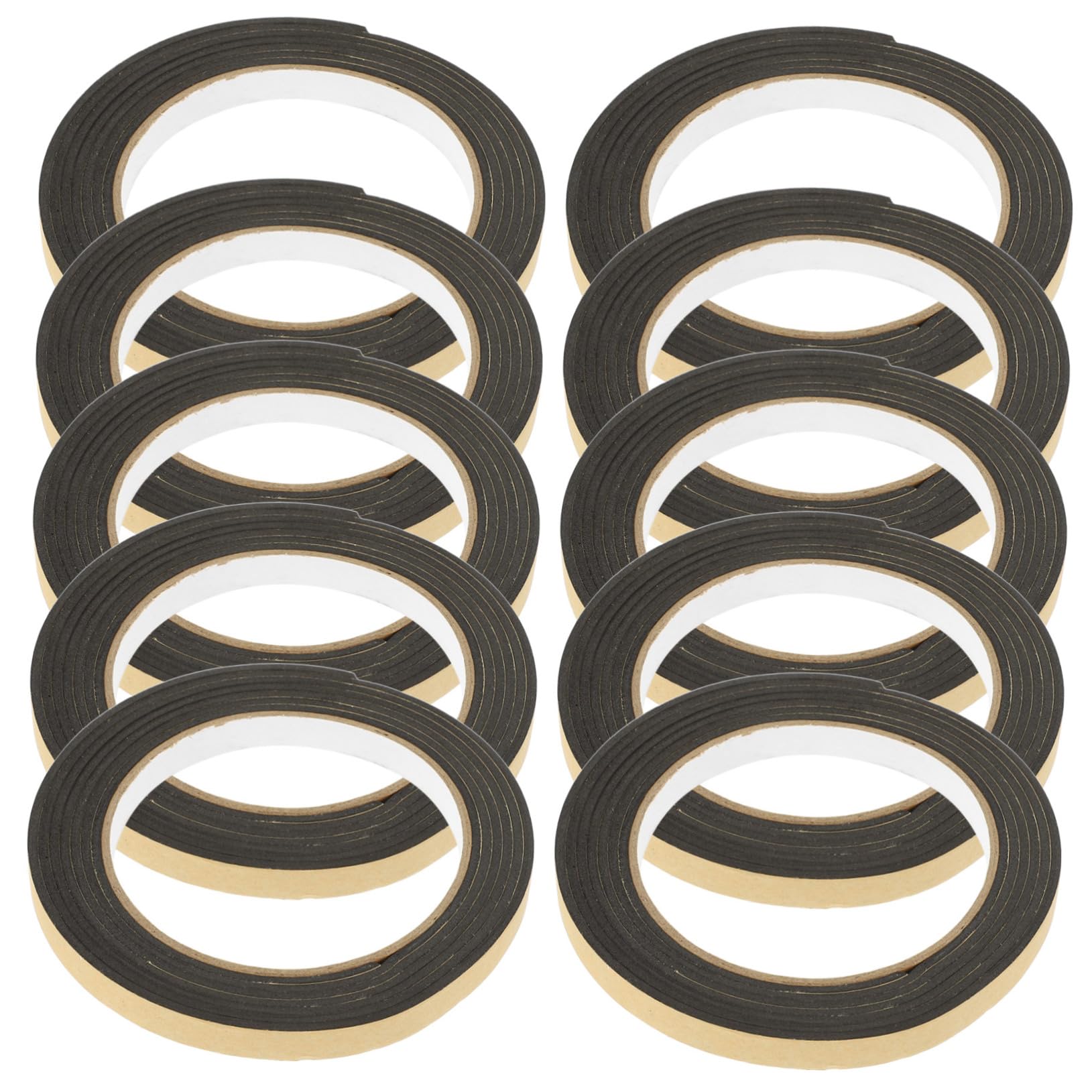 NAMOARLY Self-Adhesive Caulk Tape 10 Rolls Kitchen Anti- Seal Strip Caulking Tape for Sinks Toilets Showers