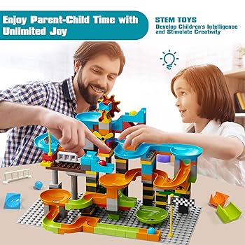 Amazon.com: JIXIn 3in1 Marble Runs for Kids 4-8/Building