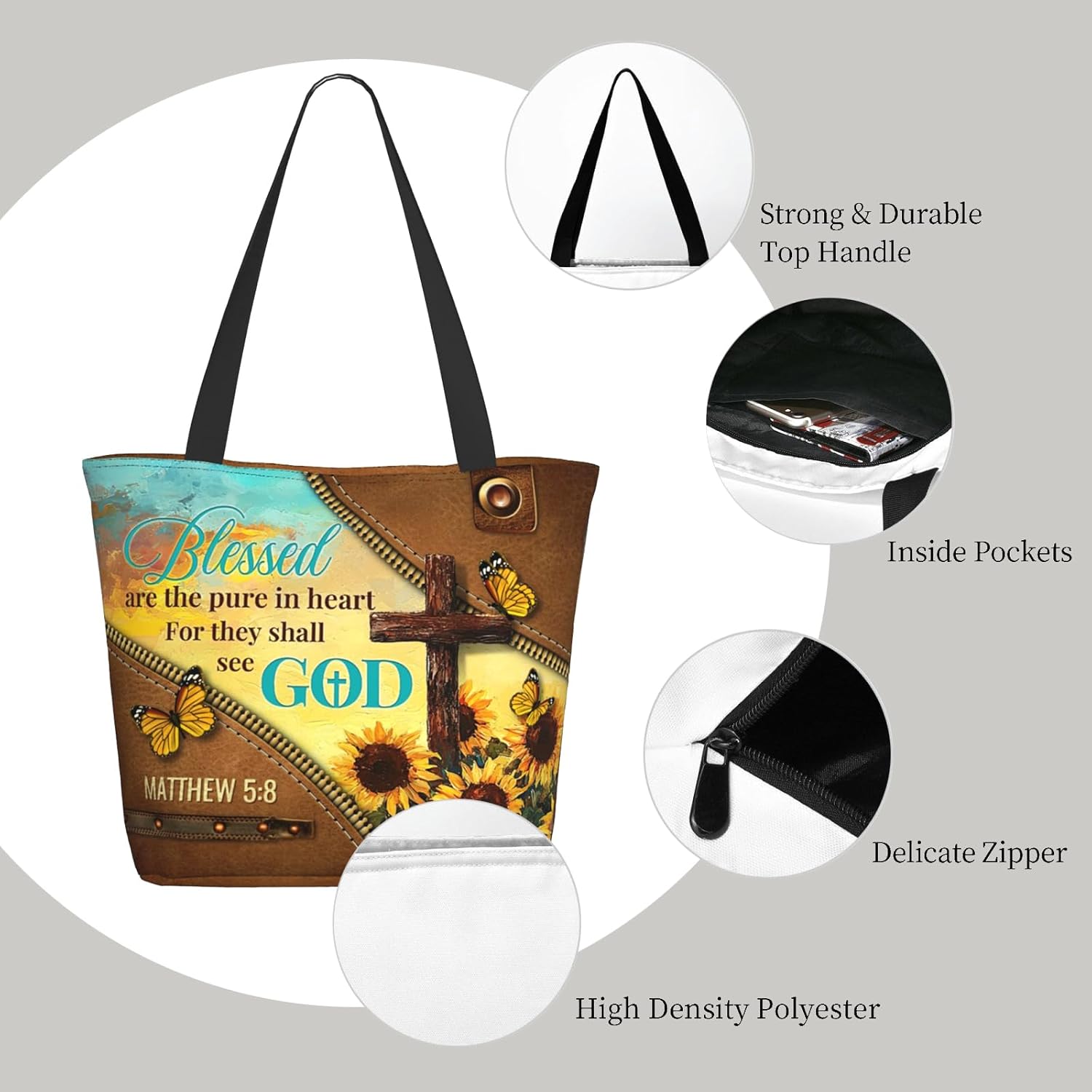 Tote Bag for Women Gifts Shoulder Handbag Shopping Bags For Women Work Birthday Mother Day