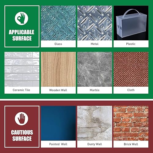 Miniatura 5 de Cinta de montaje transparente de doble cara, 1/2 pulgada, 10 pies, resistente, extraíble, fuerte, cinta adhesiva adhesiva sin residuos, cinta