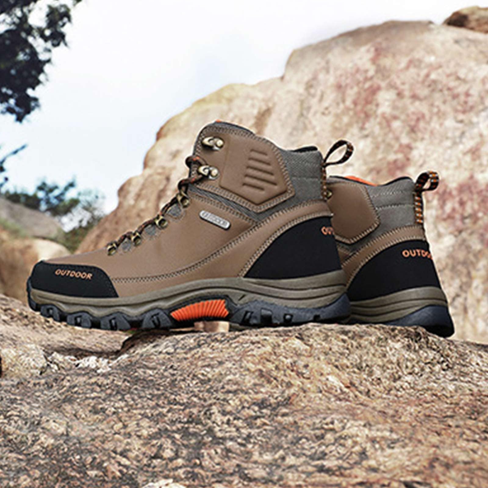 Chaussures de randonnée légères pour homme, chaussures de montagne, chaussures de course à lacets, chaussures de trekking, chaussures basses respirantes, chaussures de plein air