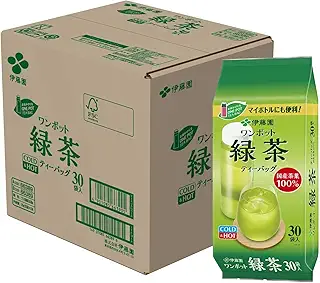 伊藤園 ワンポット緑茶 ティーバッグ 3.0g×30袋×10個 抹茶入り国産茶葉100％使用