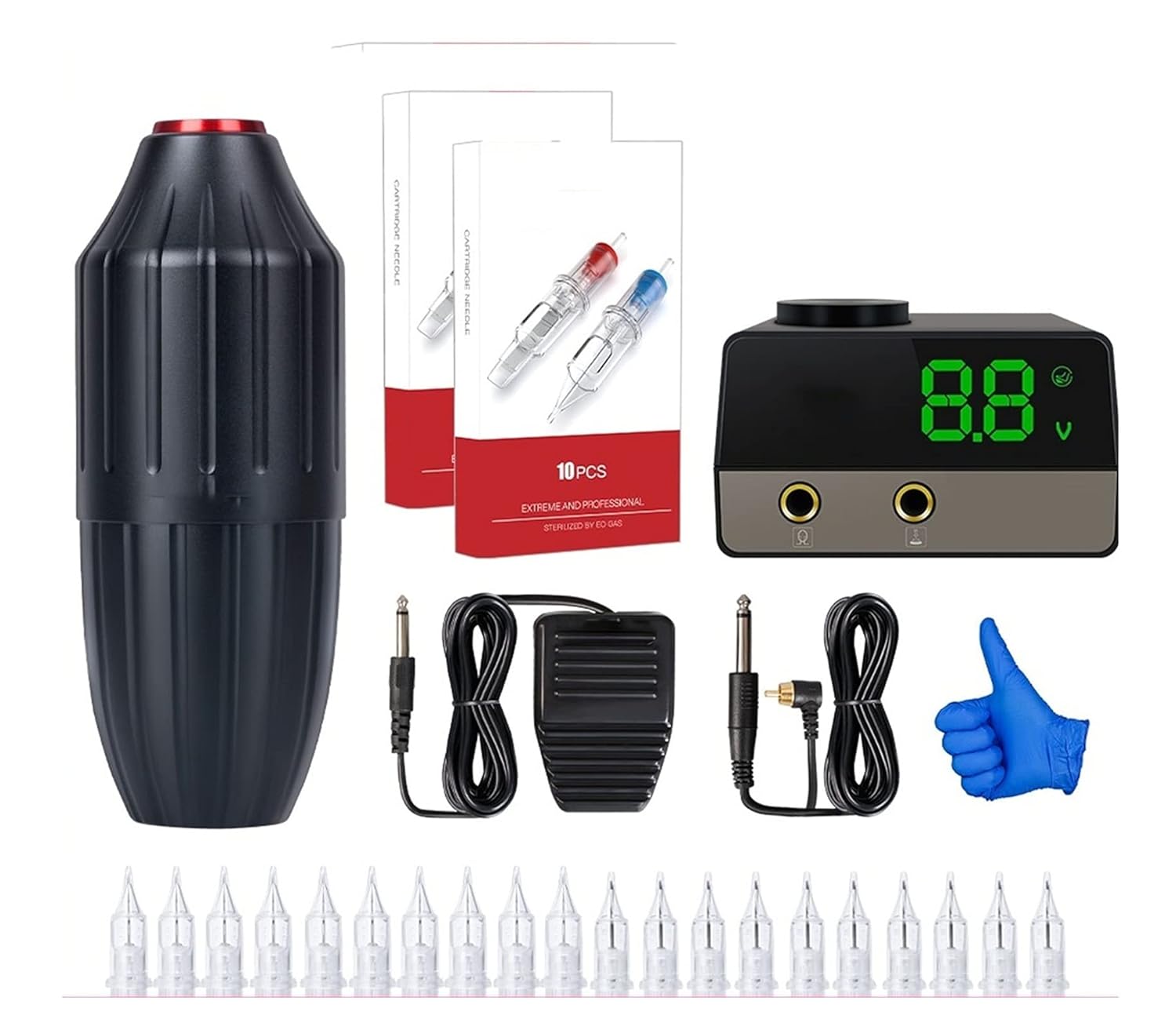 Tattoo Machine Set Kit Motor Rotary Pen Makeup Power Supply