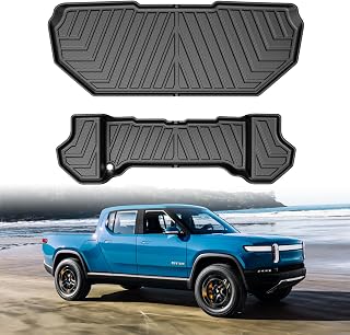 Mixsuper Custom Frunk Mats for 2022-2025 Rivian R1T, Frunk Mat for R1T Accessories Front Trunk Mat Trunk Liner Black