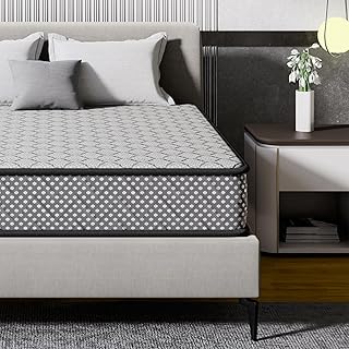 GODREJ INTERIO Mattress Restomagic Memory Foam 6 Inch King Size Mattress (72 x 72 x 6), 5-Years Warranty, White and Grey