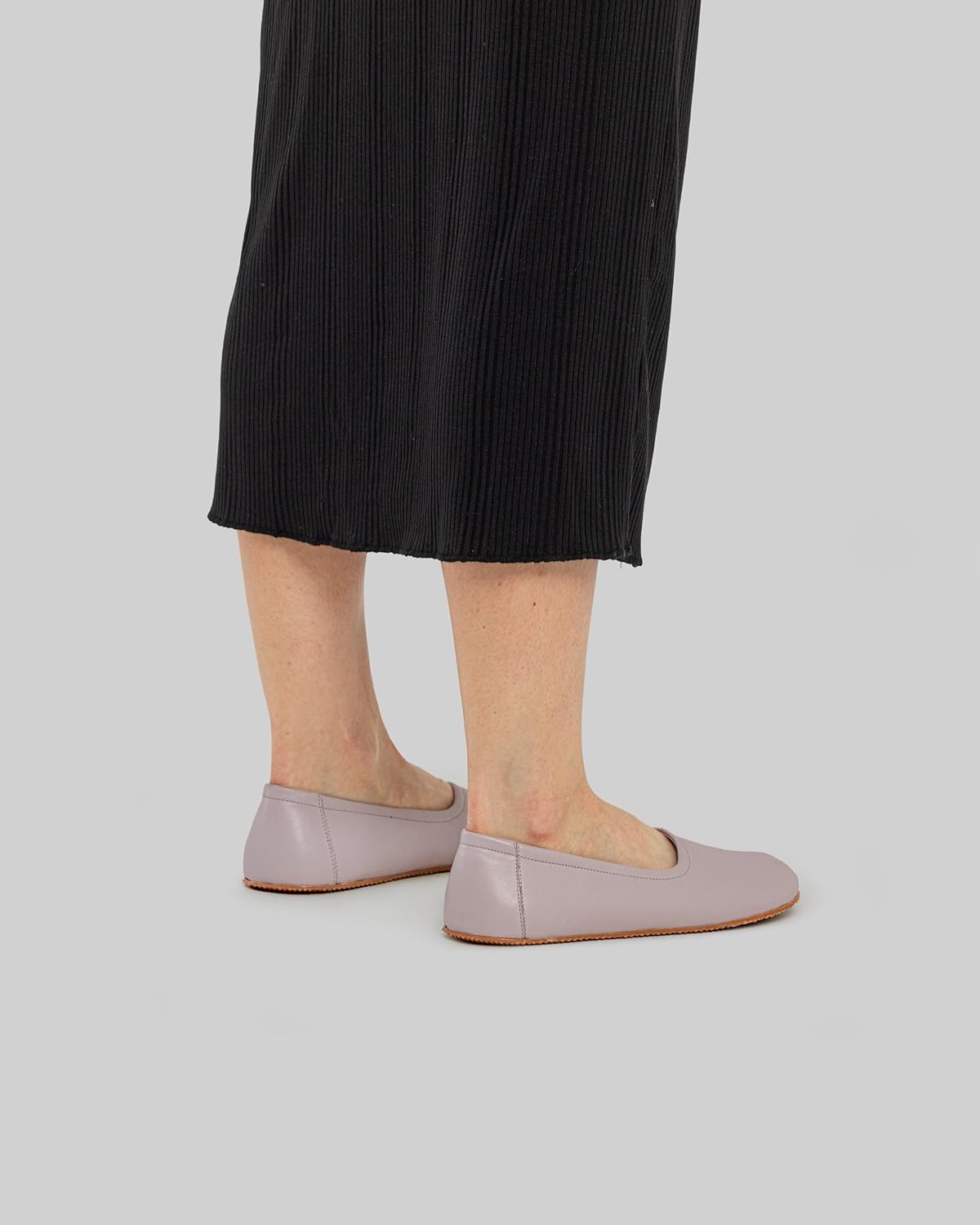 Tulip Light Pink Color Artisan Handcrafted Genuine Leather Zero Drop Barefoot Flat Ballet Shoes for Women Wide Toe Box Flexible Sole Lightweight Breathable Eco-Friendly Grounding Minimalist Shoes