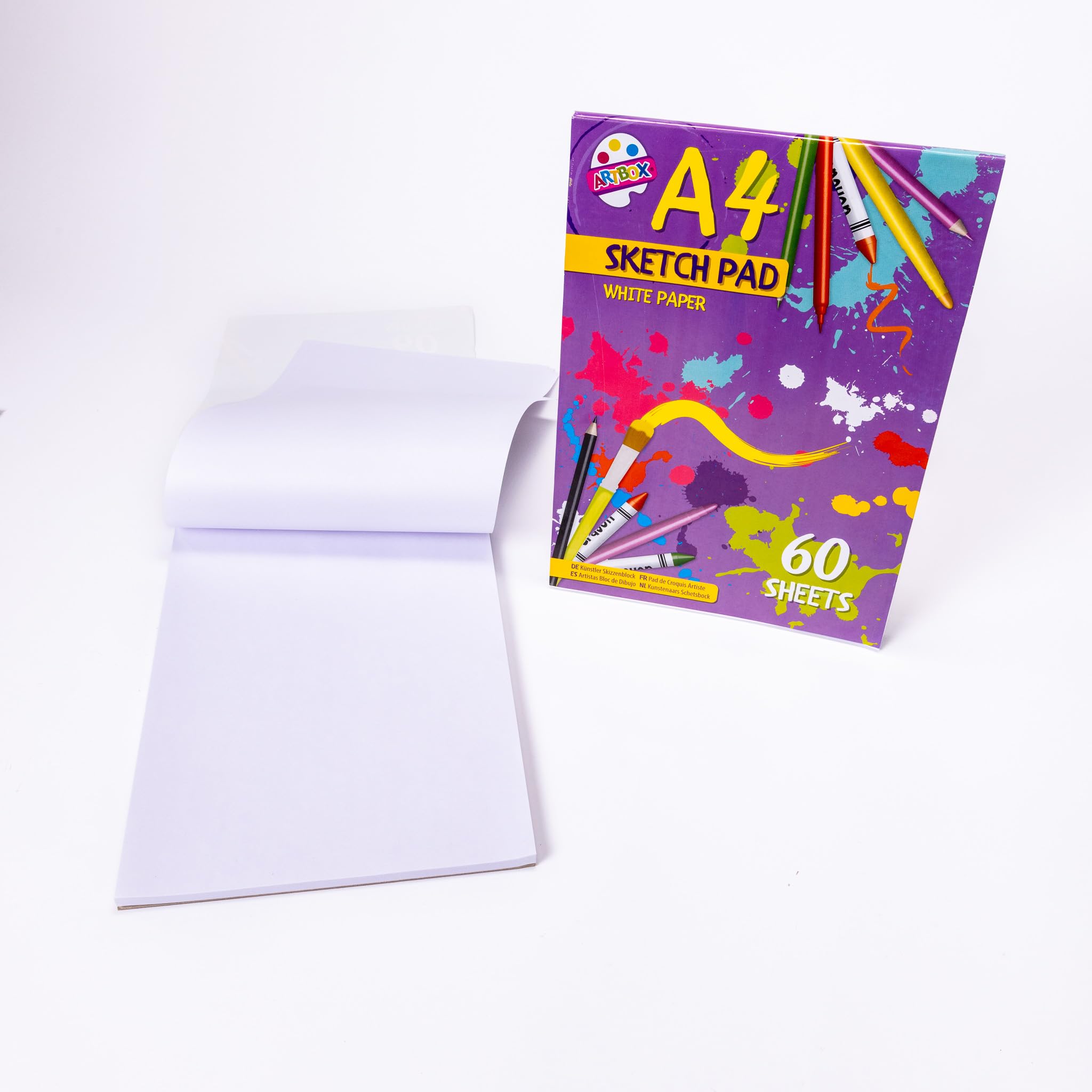 White Paper Sketch Book For Drawing Doodling 2-Pack A4 Sketch Pads ...