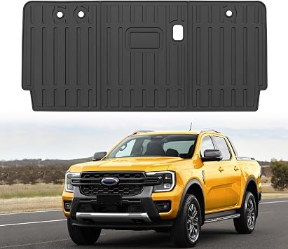 Custom for 2019-2026 Ford Ranger Rear Seat Backrest Mats All Weather TPE Protection Mat for 2026 Ranger Accessories for 2019-2026 Ford Ranger