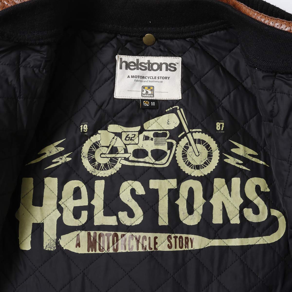 Amazon | ヘルストン(helstons)クルーザー レザージャケット メンズ L 