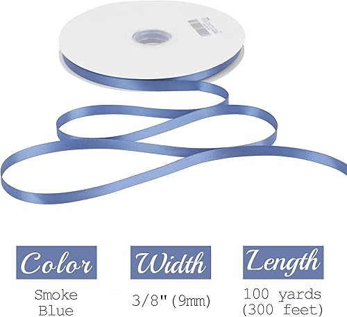 Vista 738 de MEEDEE Orange Satin Ribbon - 1.5 inch Double Faced Satin Ribbon, 50 Yards - Neon Tangerine - For Christmas, Thanksgiving, Halloween, Weddings