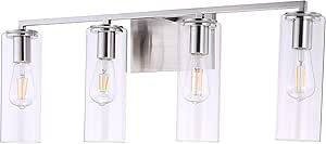 Minka Lavery 4044 Acacia 4 Light 34" Wide Vantage Bathroom Vanity Light - Brushed Nickel