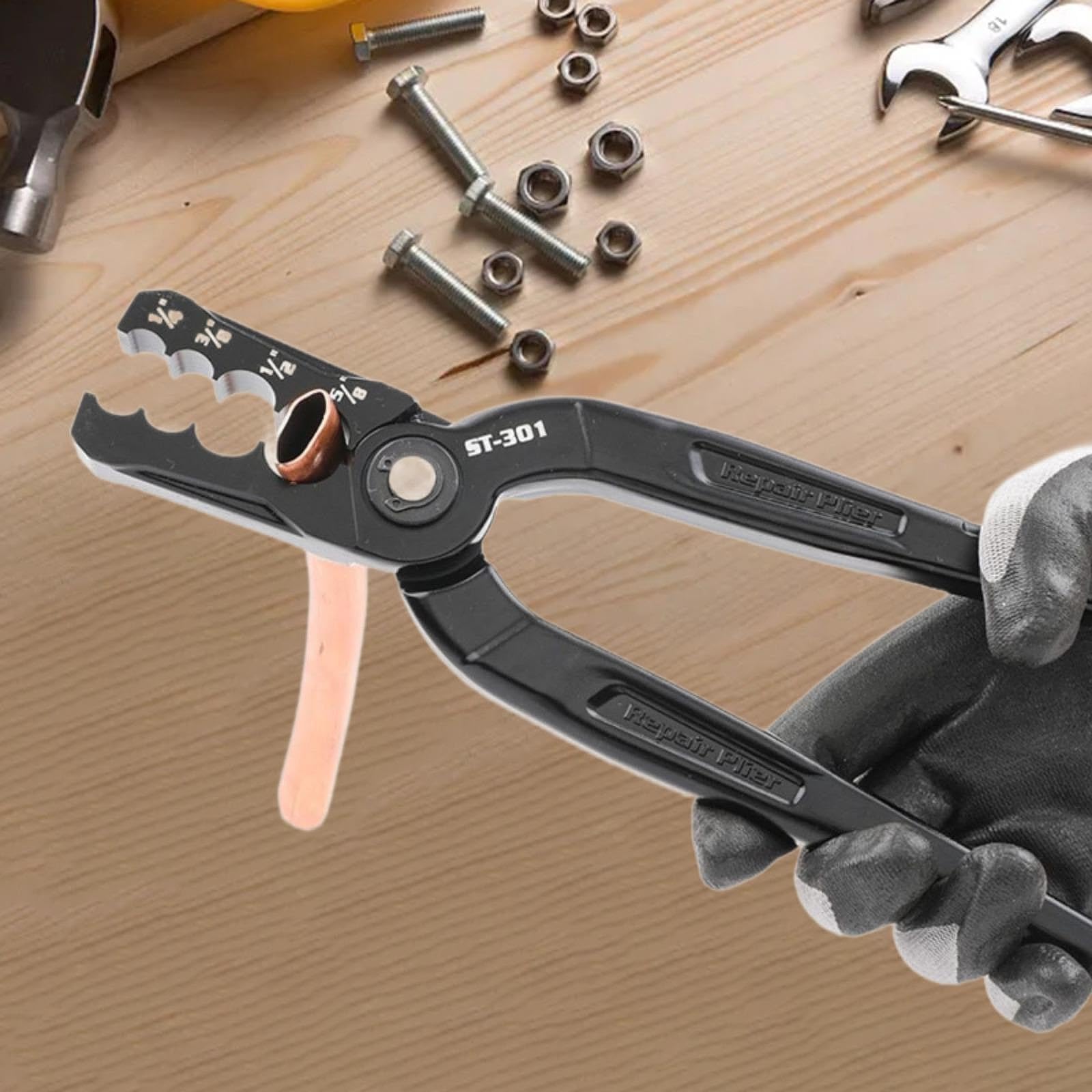 Pinza per arrotondamento tubi di precisione, pinza per piegatura tubi, soluzione per rimodellare in modo efficiente i di rame, strumento di