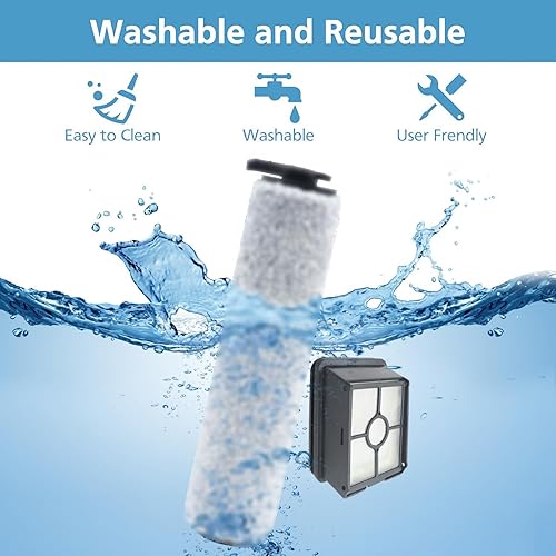 Miniatura 4 de Juego de filtros de cepillo de repuesto para aspiradora Bissell HF3 3649A, juego de filtros de limpieza eficiente compatible con Bissell HF3 (2