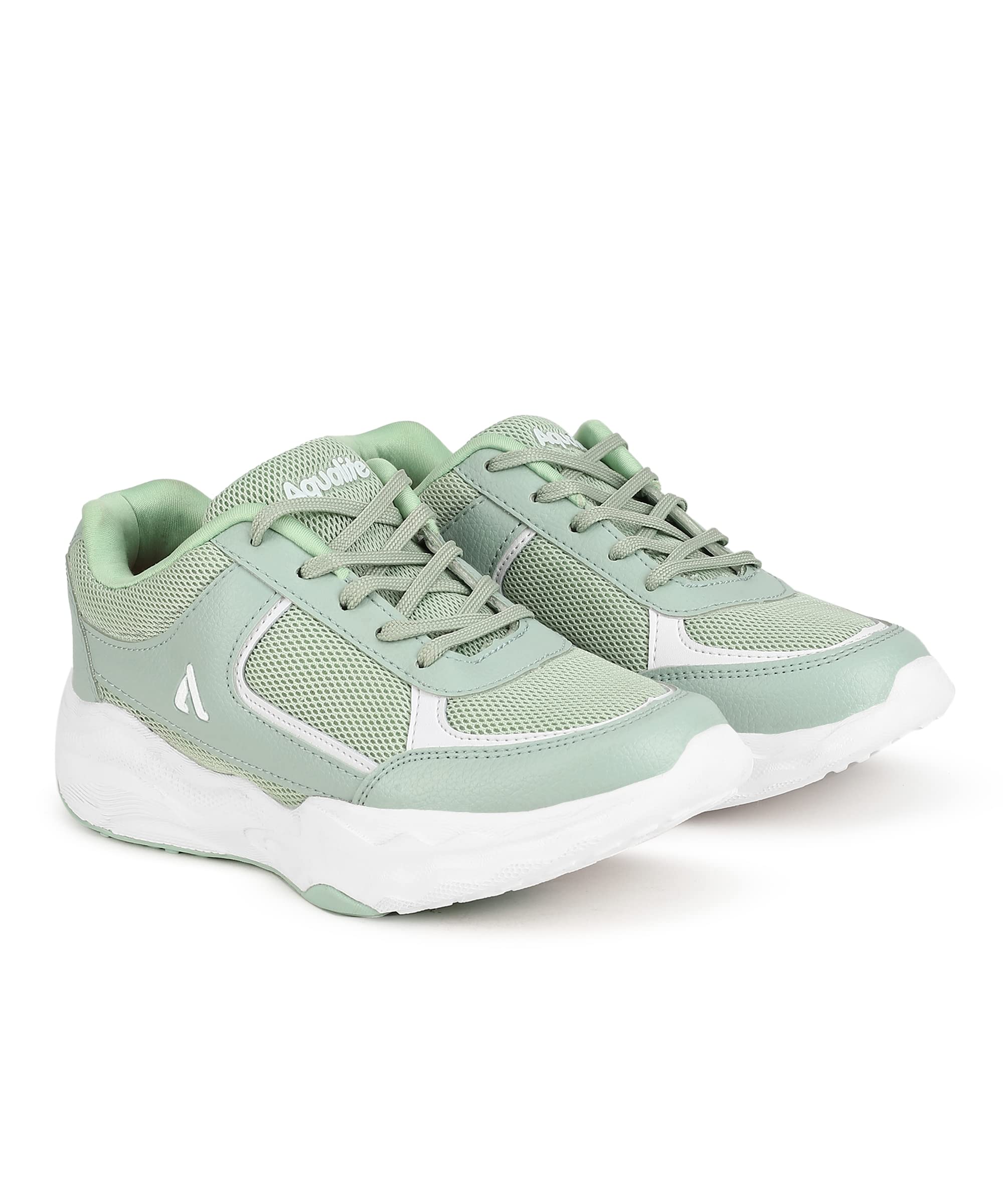 Casual Shoes for Women||Sneakers For Women||Sports Shoes for Women|| Running Shoes for Women||Memory Foam Insole Walking Shoes For Women, Pista Green & White, UK 7-image-20