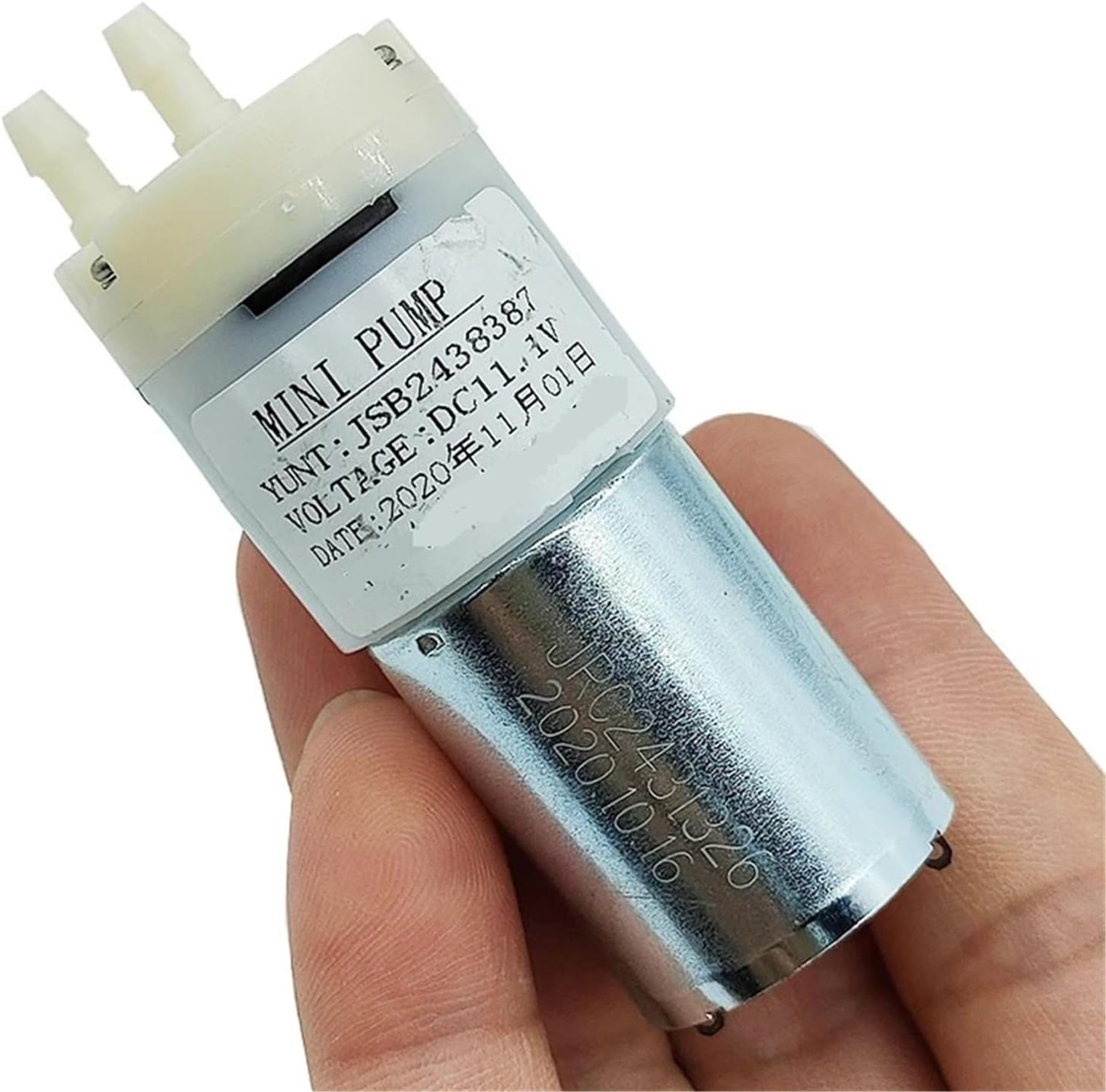 JSB2438 Mini 370 Water Pump DC 6V-12V Large Flow Small Diaphragm Self-priming Suction Water Pump DIY Dispenser Tea Table 1Pcs