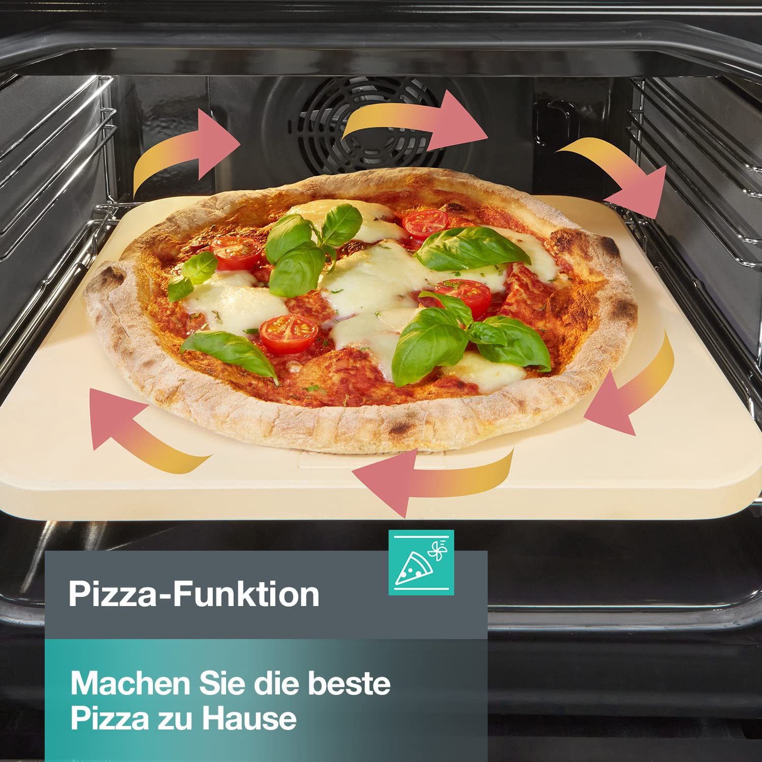 Gorenje OptiBake Advanced BPSA 6747 A08BGWI Einbau-Backofen/Wifi Connected / 77L / Heißluft/Pyrolyse/AutoBake/Touch Bedienung/Bratenthermometer/SteamAssist/PizzaMode 300°C/schwarz
