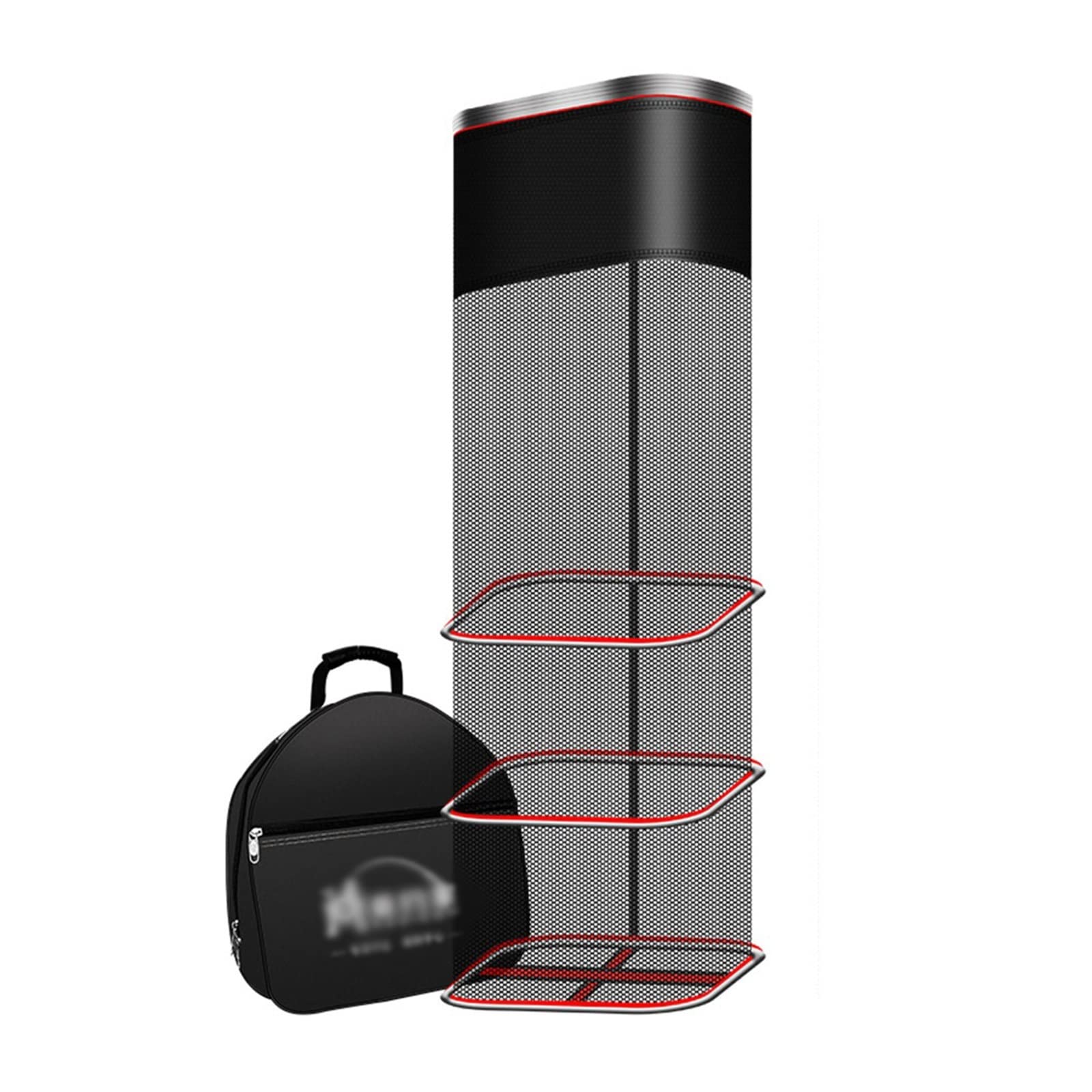 SISWIM Fischkescher Fischkäfig, geklebter quadratischer Netzkäfig, tragbarer Outdoor-Fischernetzkäfig, Fischtasche, schnell trocknende Fischerausrüstung Fischnetz (Color : 2M net with Bag)